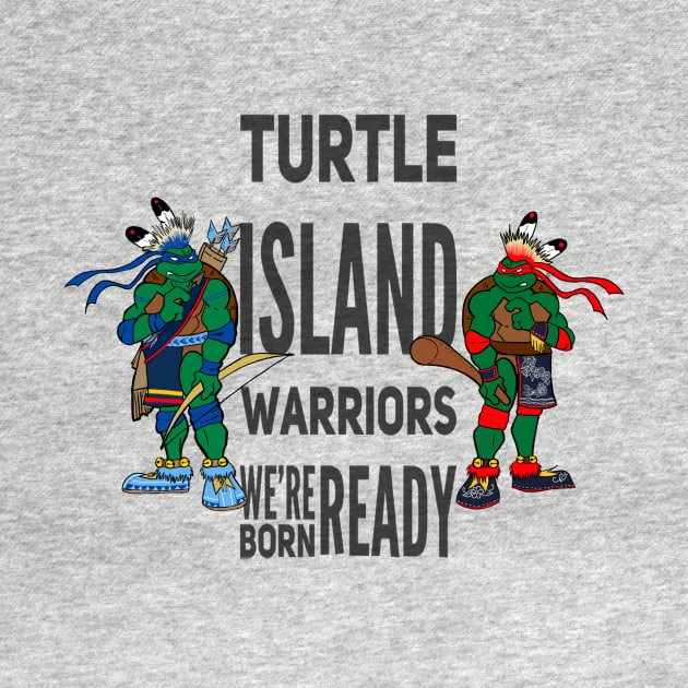 Turtle Island warriors by mylittlenative